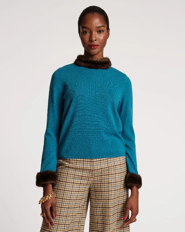 Aude Sweater Turquoise