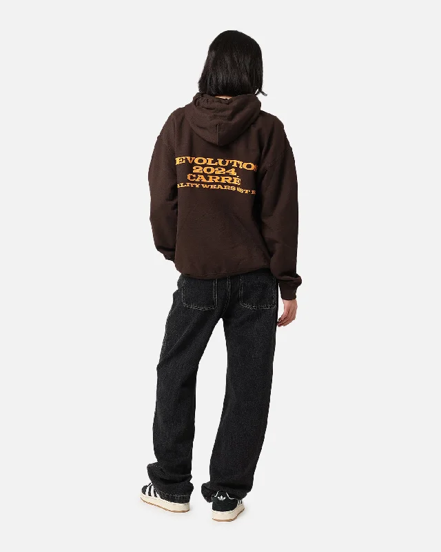 Carre Rev 24 Hoodie Brown