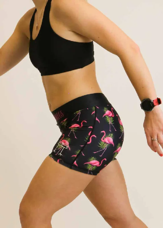 Women's Flamingo 3"" Compression Shorts