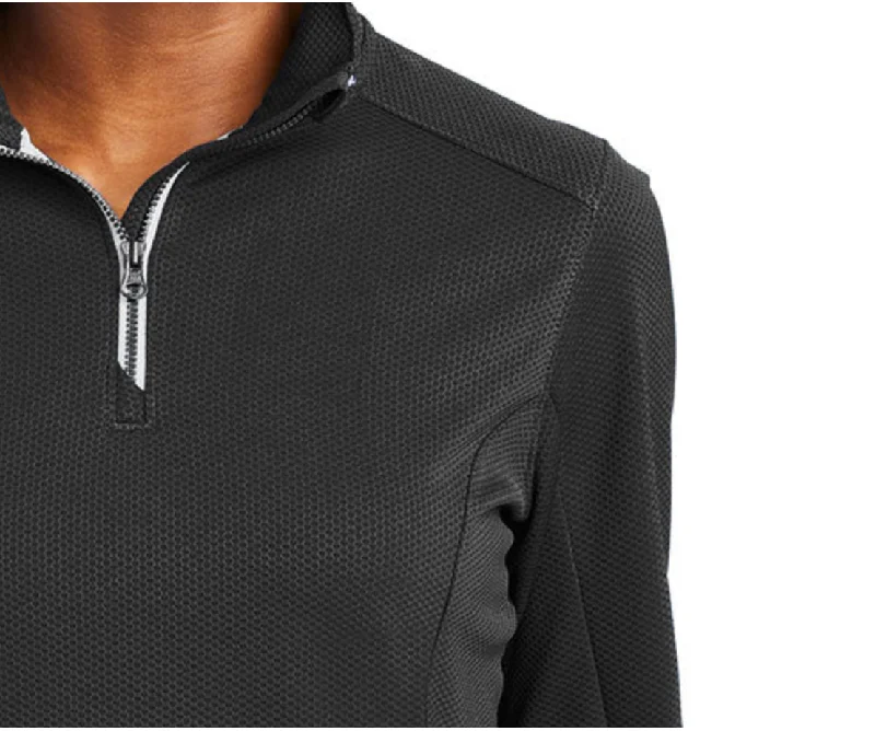 Designer Textured 1/4 Zip - Ladies - ON SALE NOW