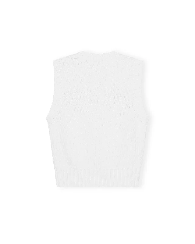 Cotton Rope Vest - Egret