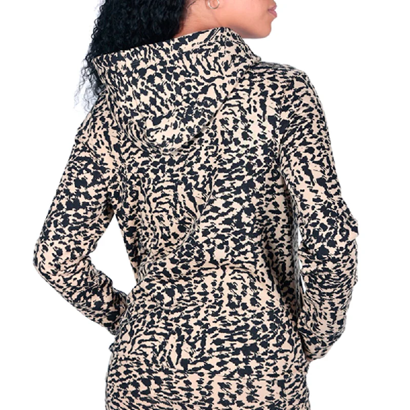 Essentials Animal Print Pullover Hoodie