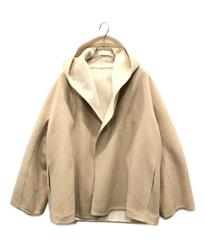 [Pre-owned] HERMES Camel Cashmere Double Face River Coat