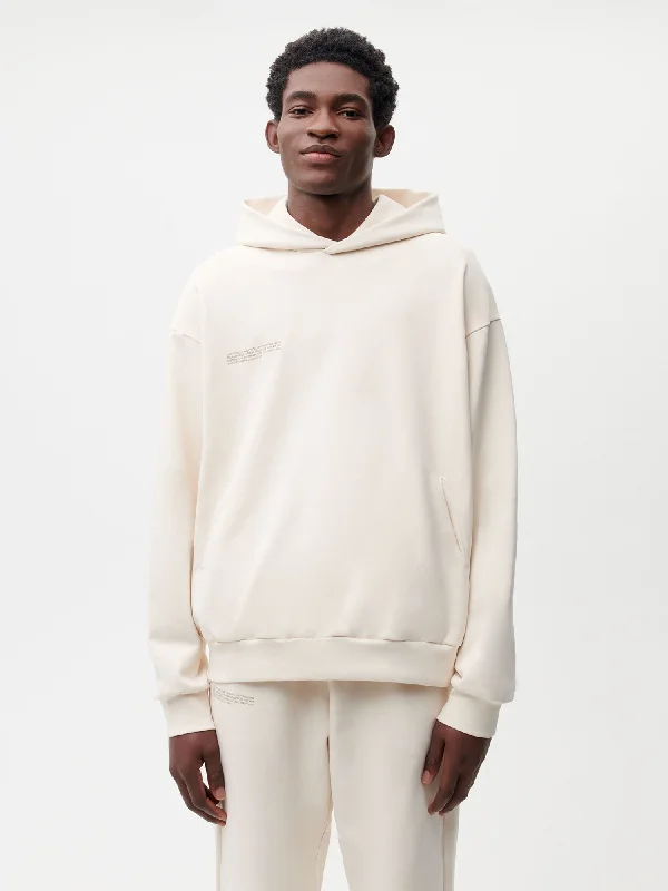 In Conversion Cotton Hoodie—cotton white