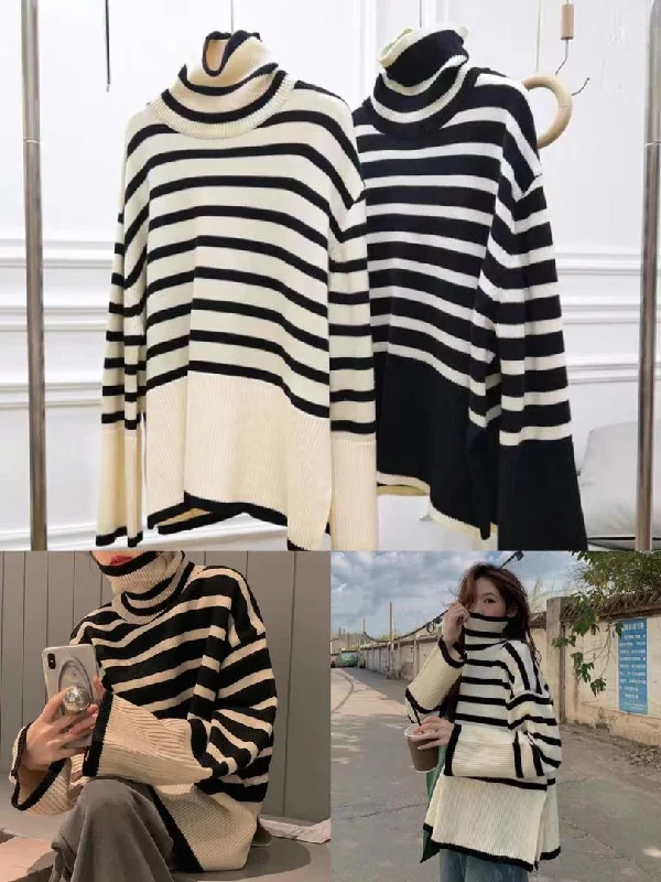 Lulu Striped Sweaters