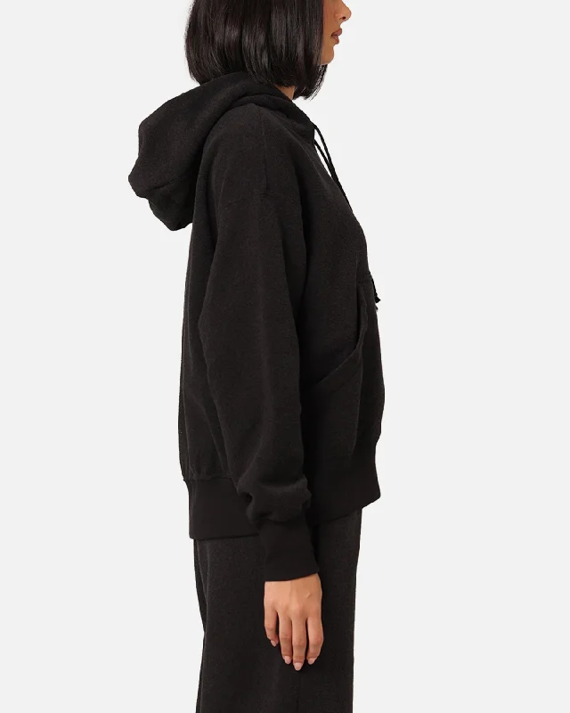 Nike Women's Sportswear Phoenix Plush Oversized Cosy Fleece Hoodie Black/Sail