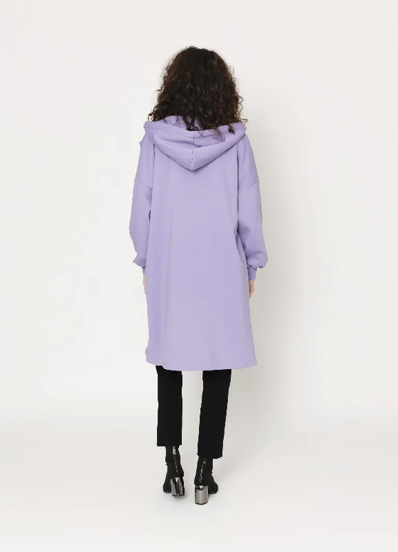 Taylor Sweatshirt Coat - Lavender