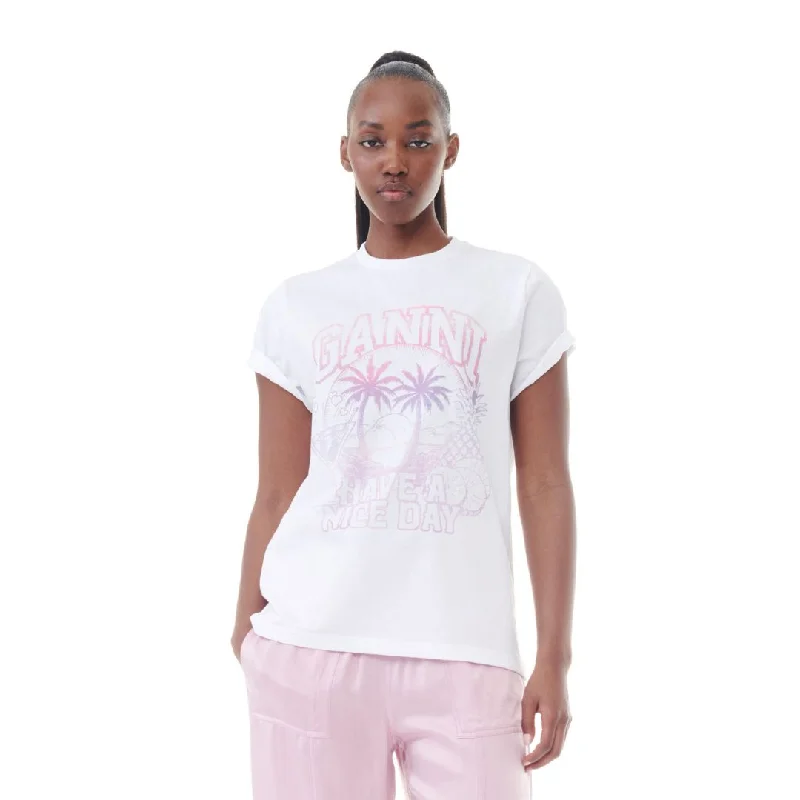 Cocktail Relaxed T-Shirt (Bright White)