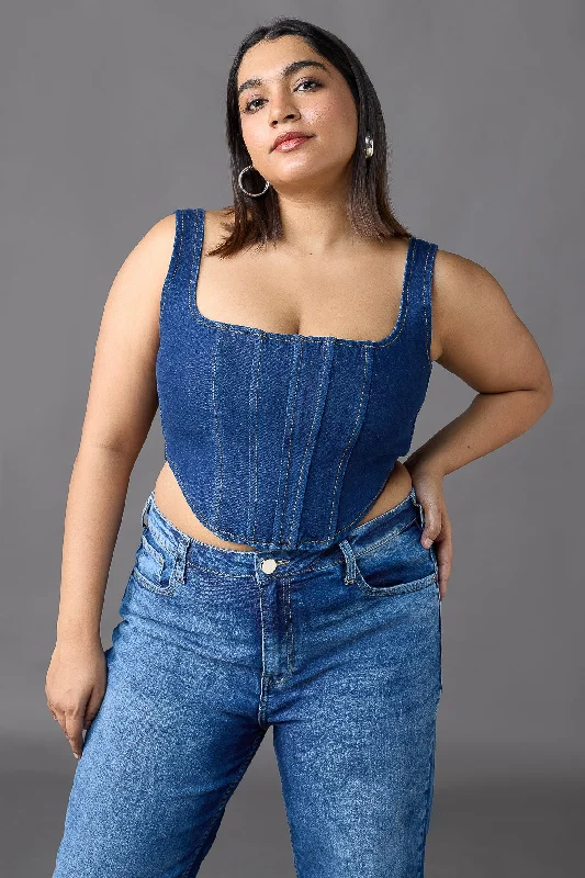 Jean Corset Top Curve