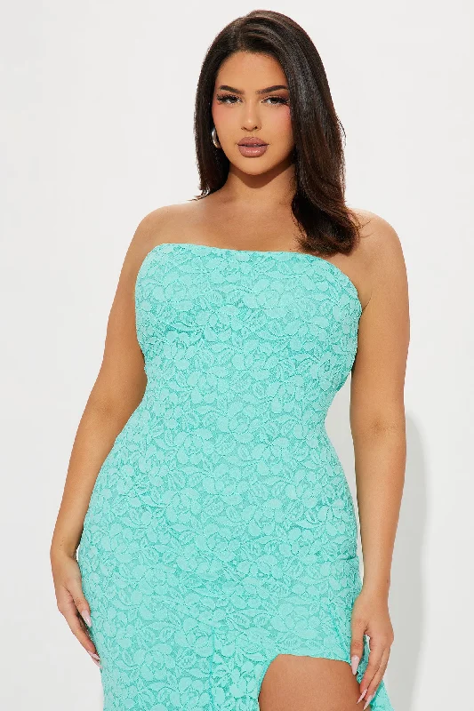 Elizabeth Lace Maxi Dress - Mint