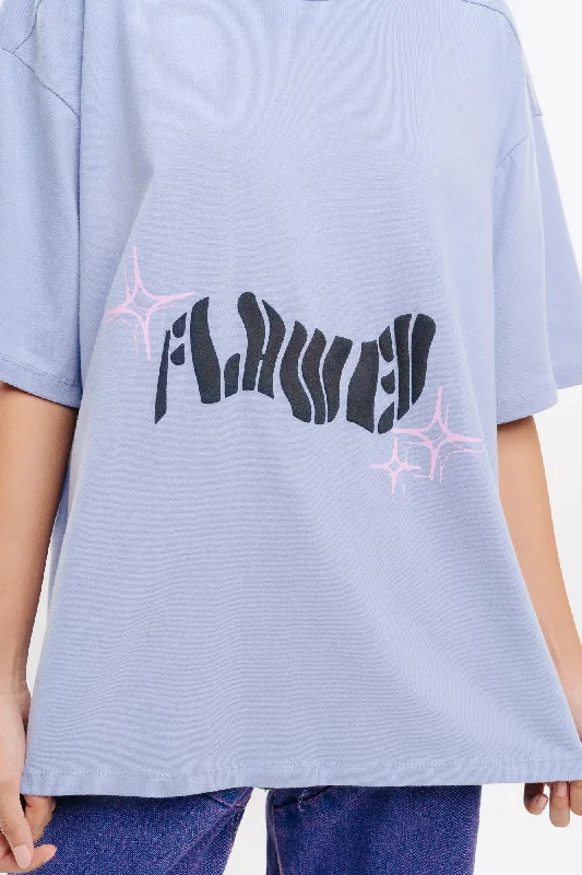 Flawed Periwinkle Tees