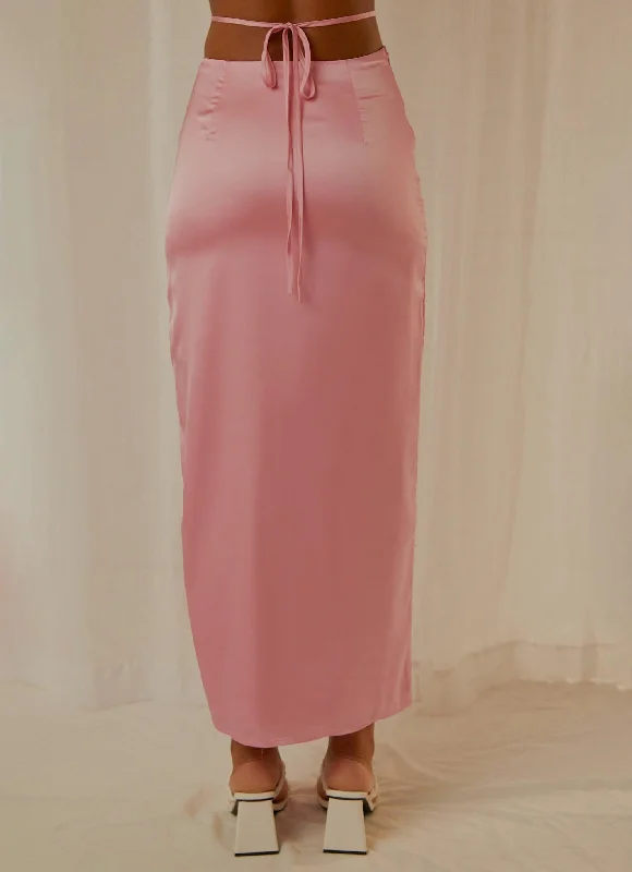 From Florence Maxi Skirt - Baby Pink