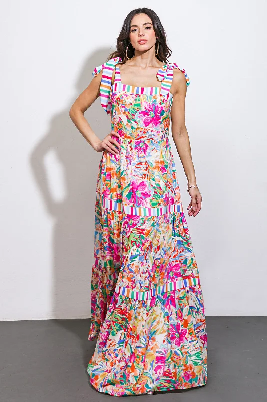 HAPPY ANYWHERE WOVEN MAXI DRESS