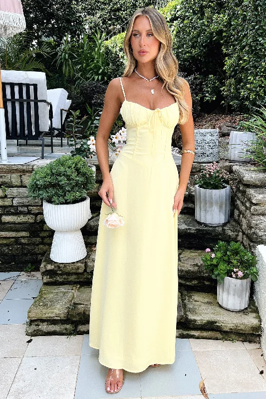 Magdalena Maxi Dress - Yellow