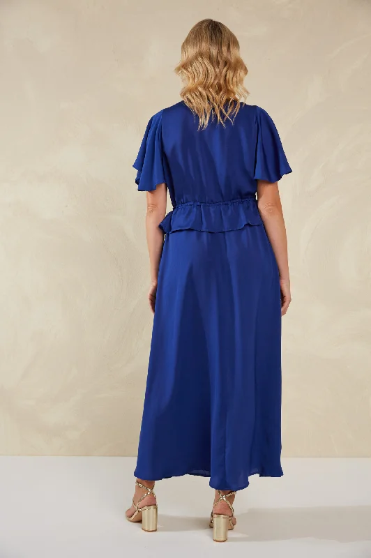 Portofino Frill Maxi Dress - Lago