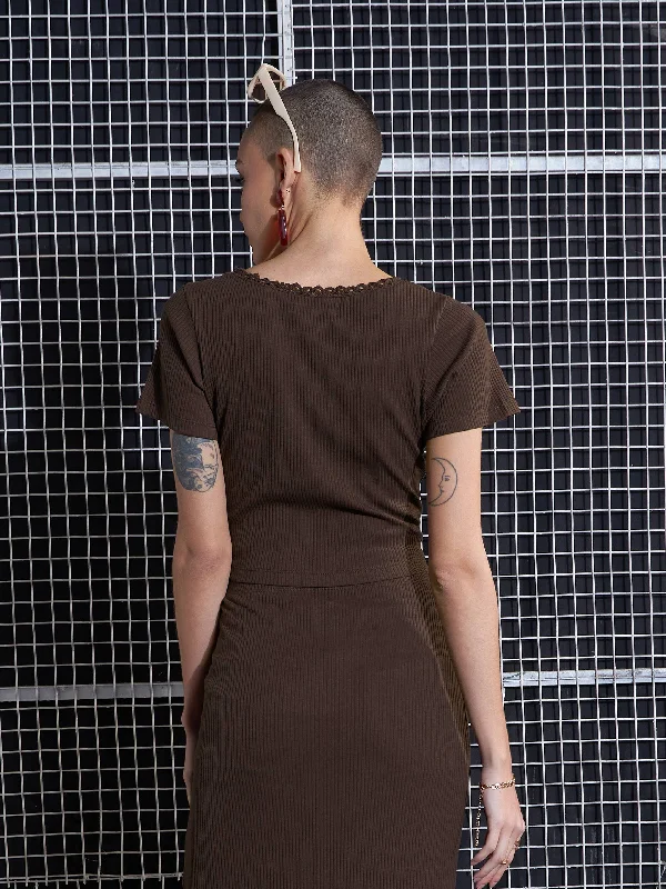 XL / Brown / Rib