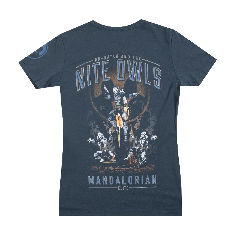 Star Wars Bo-Katan And The Nite Owls Indigo Women's Tee