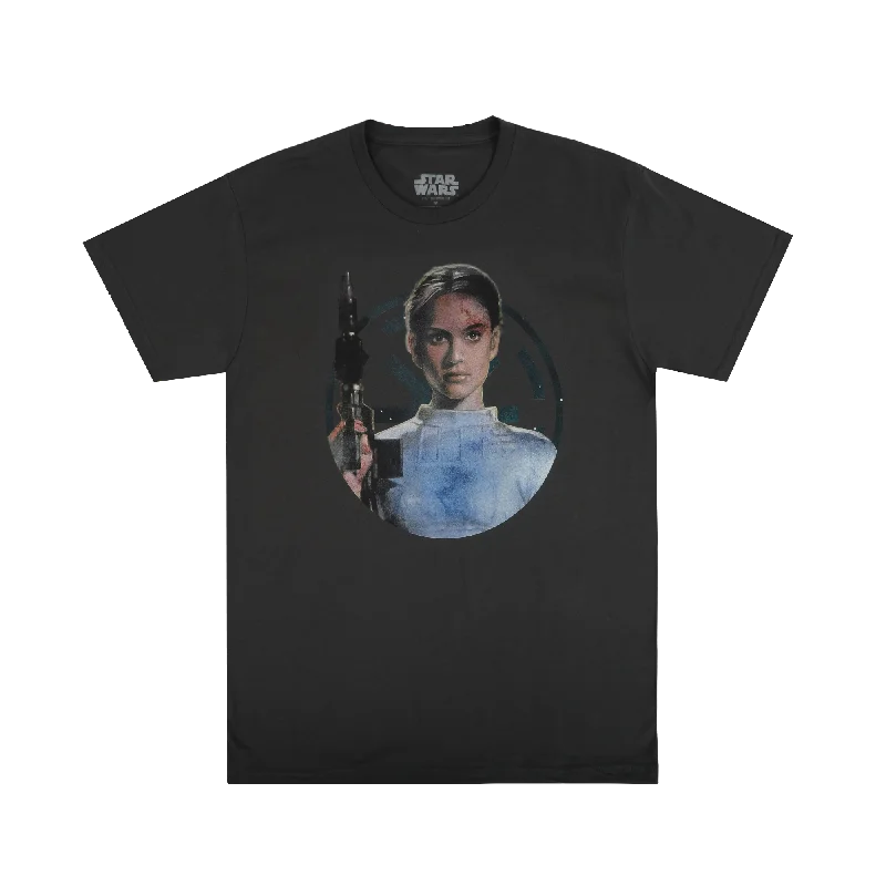 Padme Posing With Blaster Tee