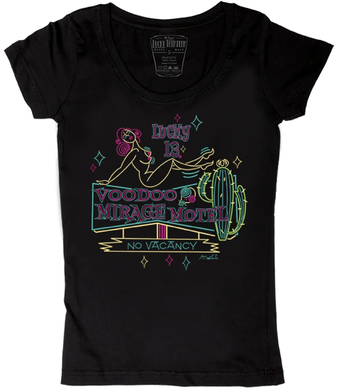 VOODOO MIRAGE Women’s Scoop Neck Tee by Mcbiff