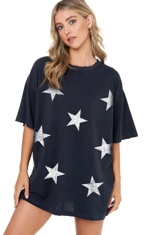 Zutter Multi Star Vintage Tee Dress