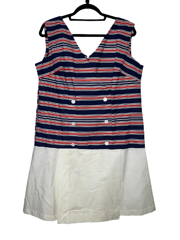 1970's Sears Sailor Themed Romper (XXL) Casual chic romper women