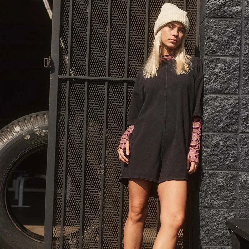 FP Movement Hot Shot Tee Romper Back Tie Romper Stylish