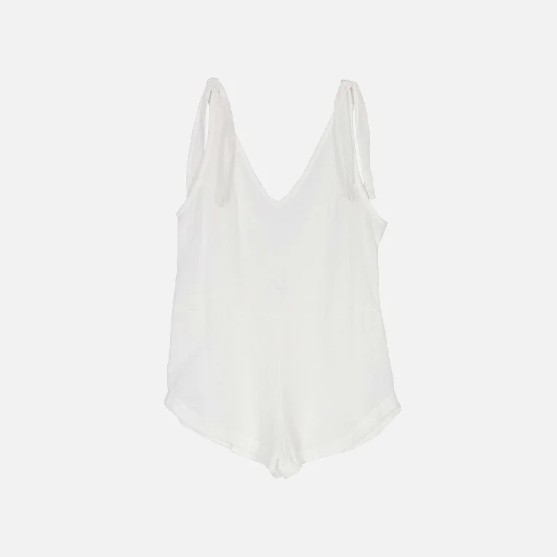 Mikoh Tarawa Romper - Bone Printed romper for women