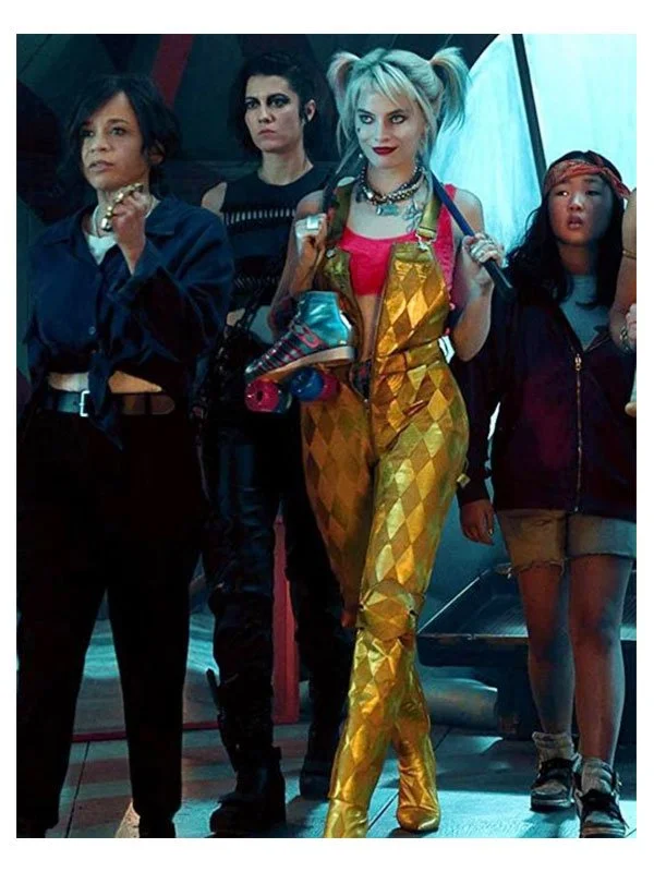 Harley Quinn Birds of Prey Golden Romper Business Casual Romper Workwear