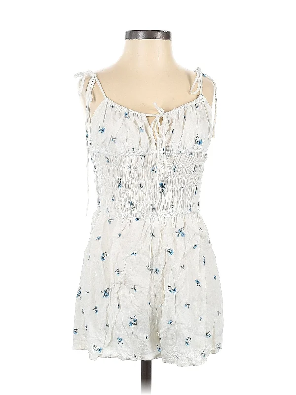 Romper Ruched Straps Romper Cute