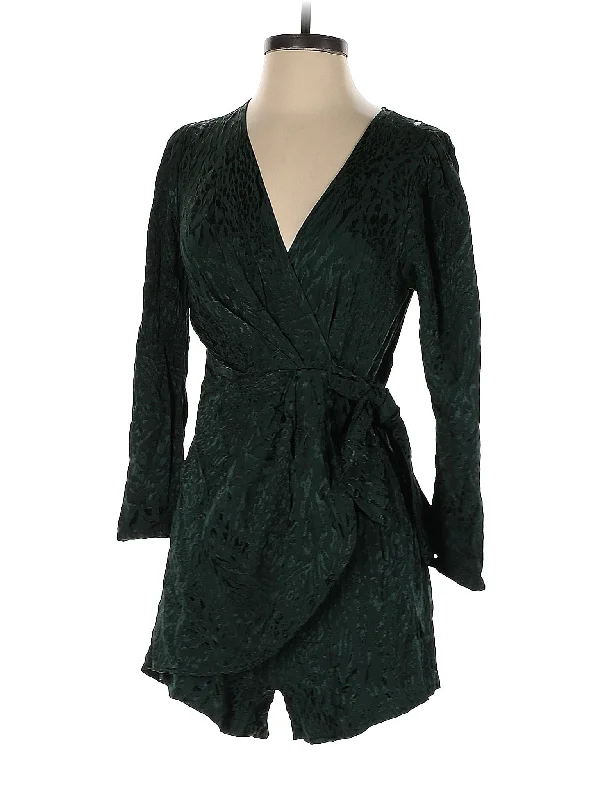 Romper Ruched Side Romper Chic