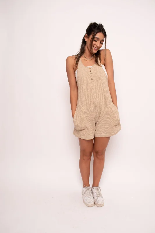 Evie Romper Sleek Satin Cami Romper