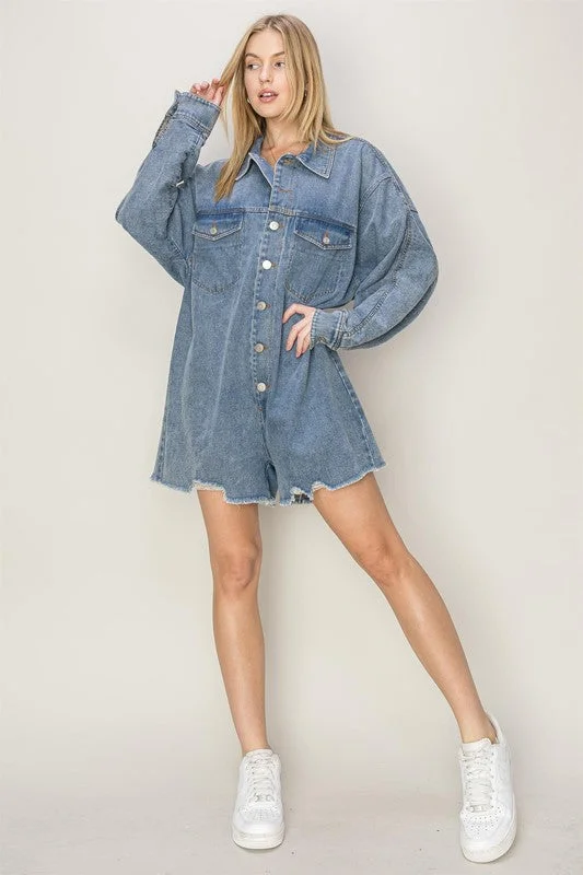 Laid Back Romper Glossy Satin Romper Luxe