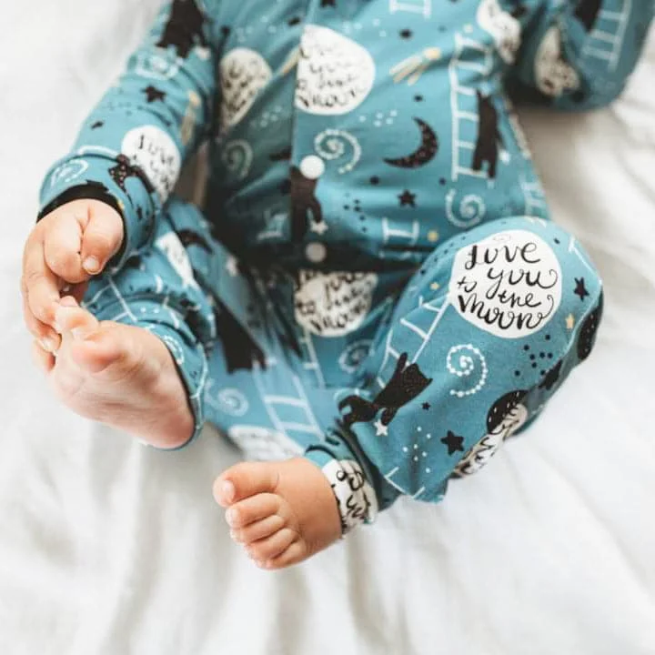 Love You Bears Long Leg Popper Romper Summer vacation romper outfit