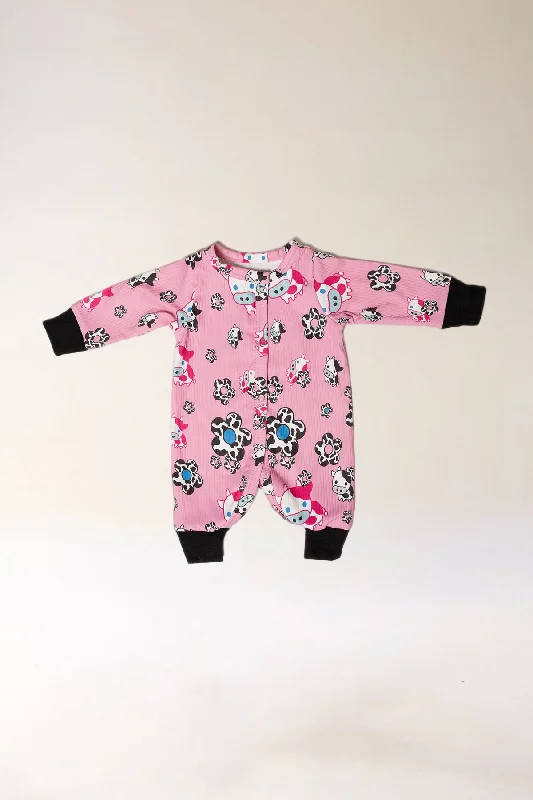 Moo-tastic Unisex Romper Cozy Teddy Romper Warm
