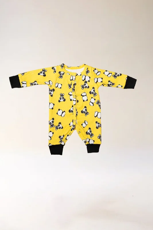 Panda Paradise Unisex Romper Sleeveless Ruffle Romper Pretty