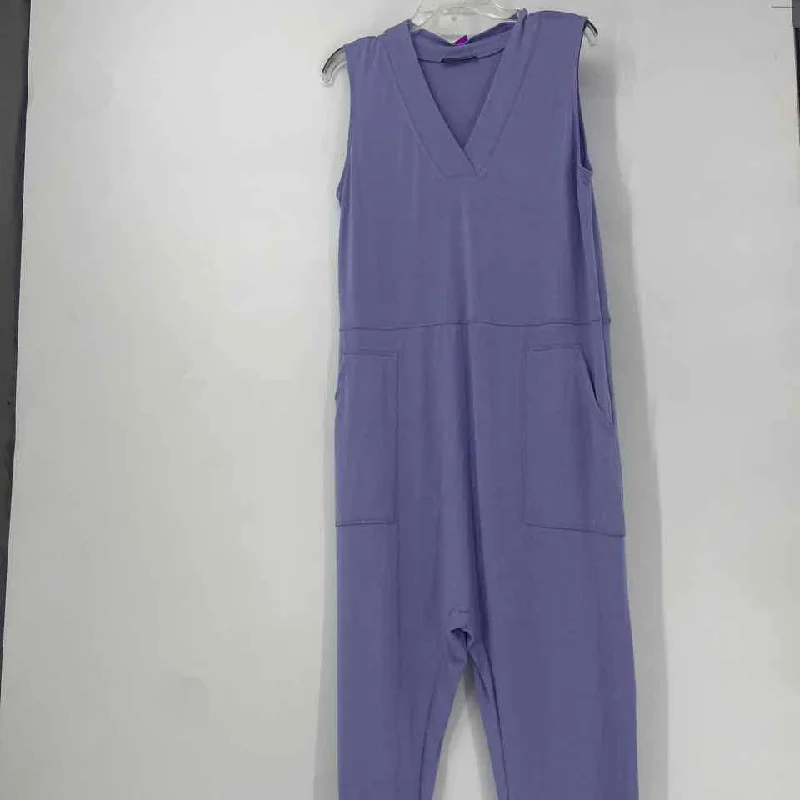 Size MEDIUM Lavender Romper Balloon Sleeve Romper Cute