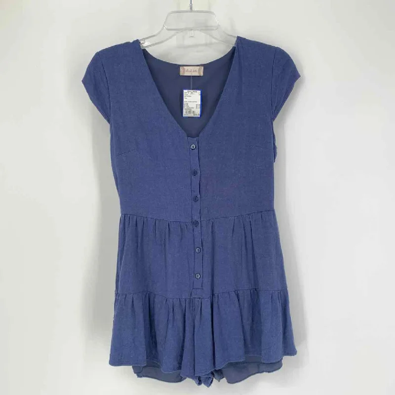Size SMALL Altar'd State Navy Romper Relaxed Jogger Romper Sporty
