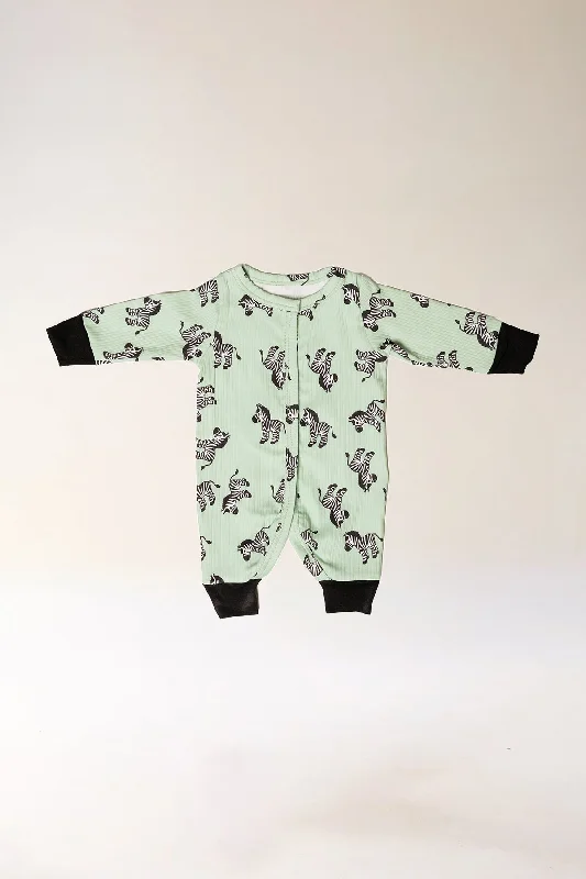 Zanny Zebra Unisex Romper Open-back romper women style