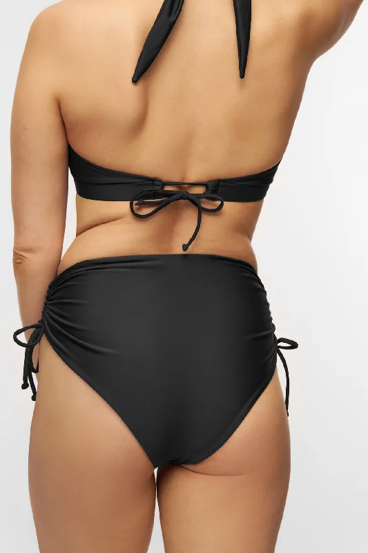 Wanita High-Waist Adjustable Bikini Bottom Nero Double strap bikini, Chic, Sexy, Comfortable