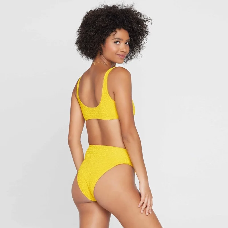 Barlette Bikini Bottom (Marigold) Polka dot bikini set, Fun design, Trendy, Stylish