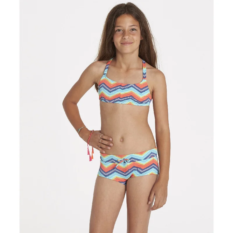 Billabong Ziggyland Tali Girls Multi Color Bikini High-waist bikini, Retro style, Trendy, Comfortable Billabong Ziggyland Tali Girls Multi Color Bikini High-waist bikini, Retro style, Trendy, Comfortable