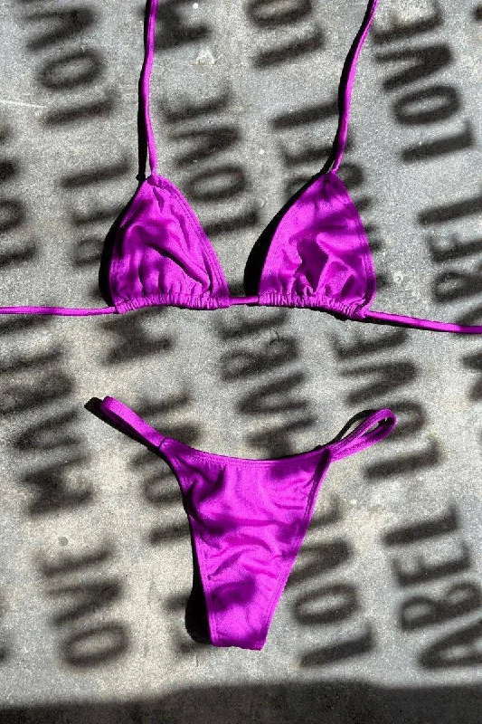 Classic Solid Bikini Set Skirted bikini bottom, Feminine, Sexy, Comfortable