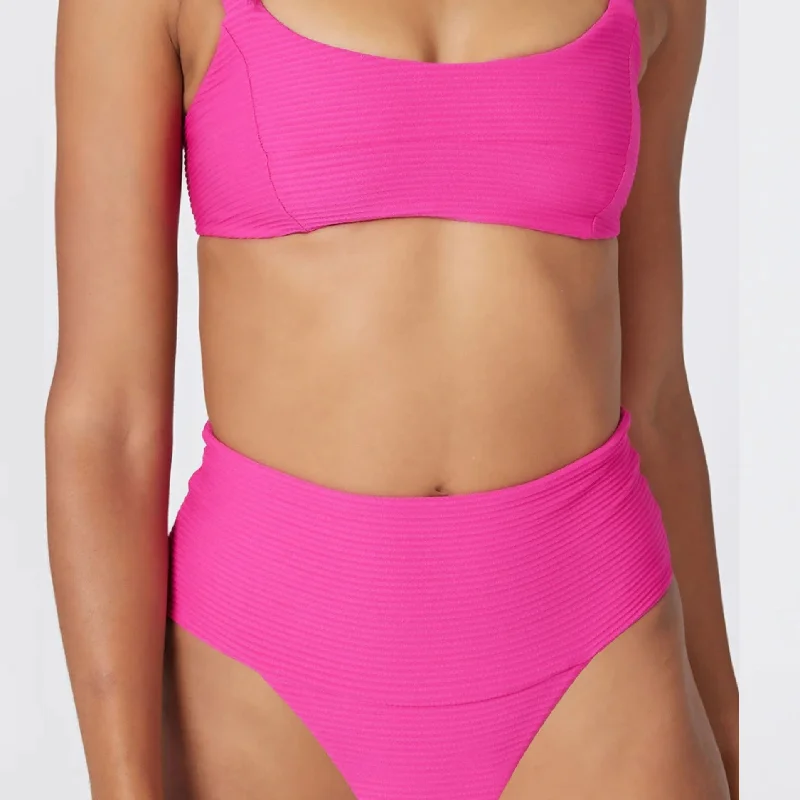 Eco Chic Desi Bikini Bottom (Bougainvillea) Low-back bikini, Sexy, Elegant, Comfortable
