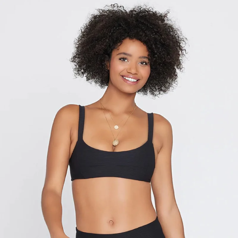 Eco Chic Jess Bikini Top (Black) Lace bikini top, Feminine, Elegant, Sexy