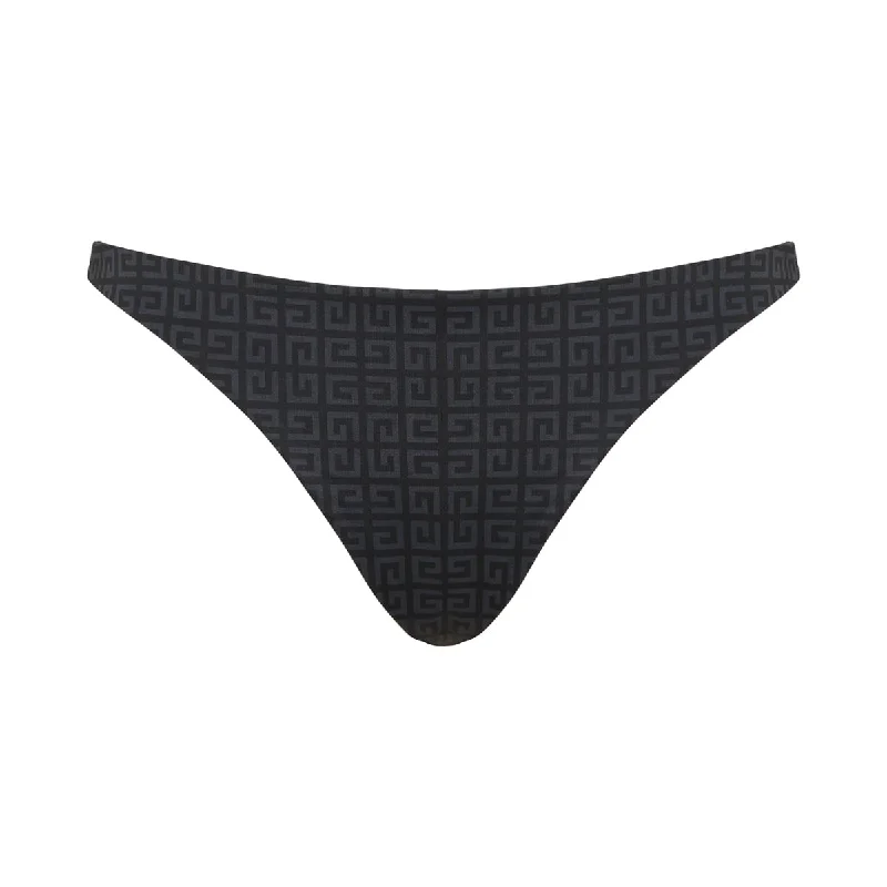 Givenchy Women 4G Bikini Bottom Black/Grey Twisted bikini top, Trendy, Sexy, Comfortable