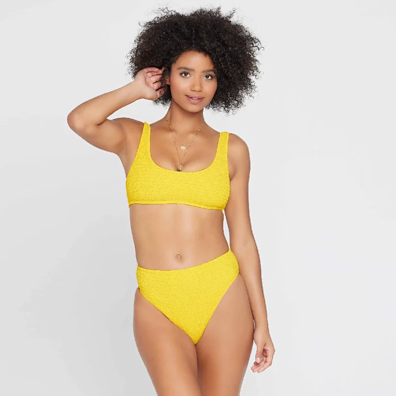 Izzie Bikini Top (Marigold) Padded bikini top, Supportive, Trendy, Comfortable