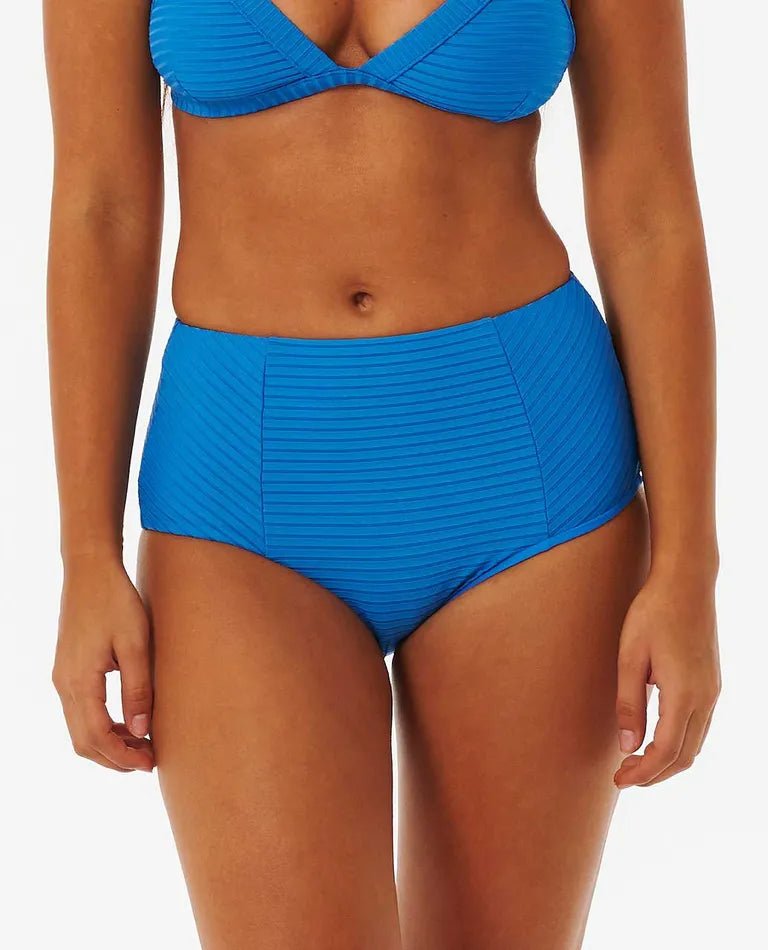 Ripcurl Premium Surf Hi Waist Good Coverage Bikini Bottom Bikini with tassel trim, Fun, Sexy, Trendy