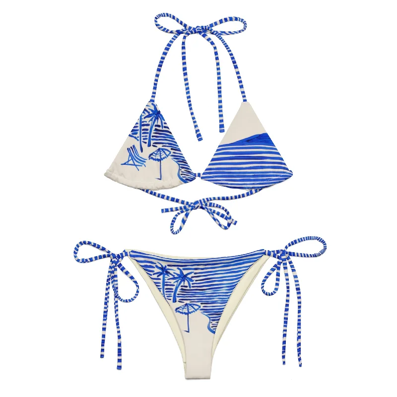 ♻️ Riviera recycled string bikini High cut bikini, Trendy, Sexy, Beach style