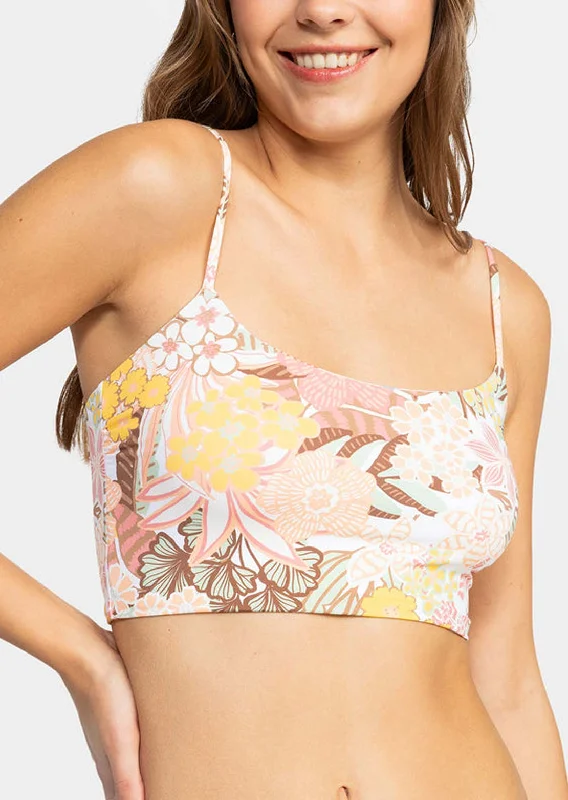 Roxy Women's Playa Paradise Tank Bikini Top High-leg bikini bottom, Sexy, Retro, Trendy
