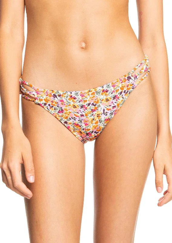 Roxy Women's PT Beach Classics Hipster Bikini Bottom Ruched top bikini, Trendy, Comfortable, Sexy